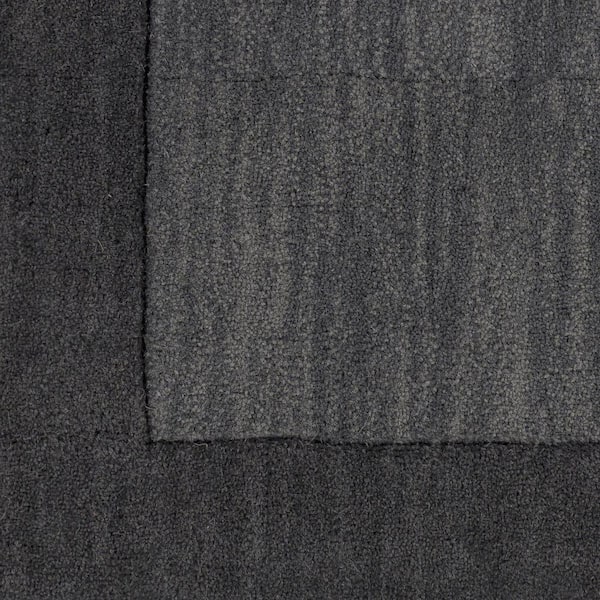 Foxcroft Charcoal 3 ft. x 8 ft. Indoor Runner Rug