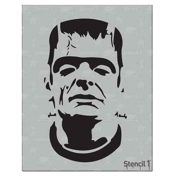 Cartoon Frankenstein Stencils
