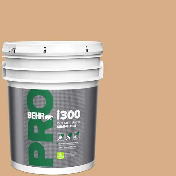 BEHR PRO 5 gal. #S270-4 Praline Semi-Gloss Interior Paint