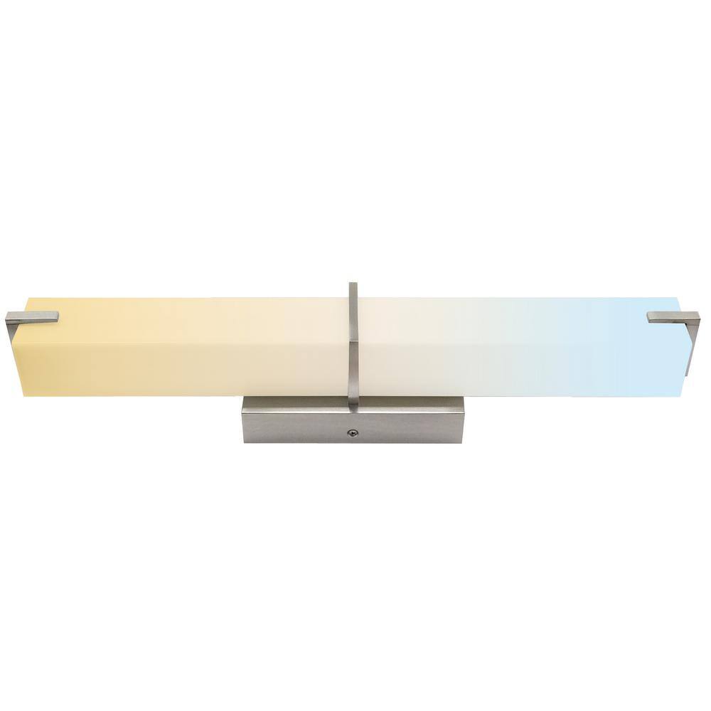 Reviews for Sunlite 18 in. 1Light Brushed Nickel LED Vanity Light