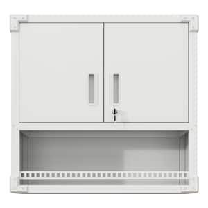 31.50 in. W x 11.81 in. D x 30.31 in. H Bathroom Storage Wall Cabinet in White