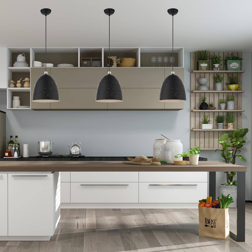 Arlington Scandinavian Gray Crystal Globe LED Pendant
