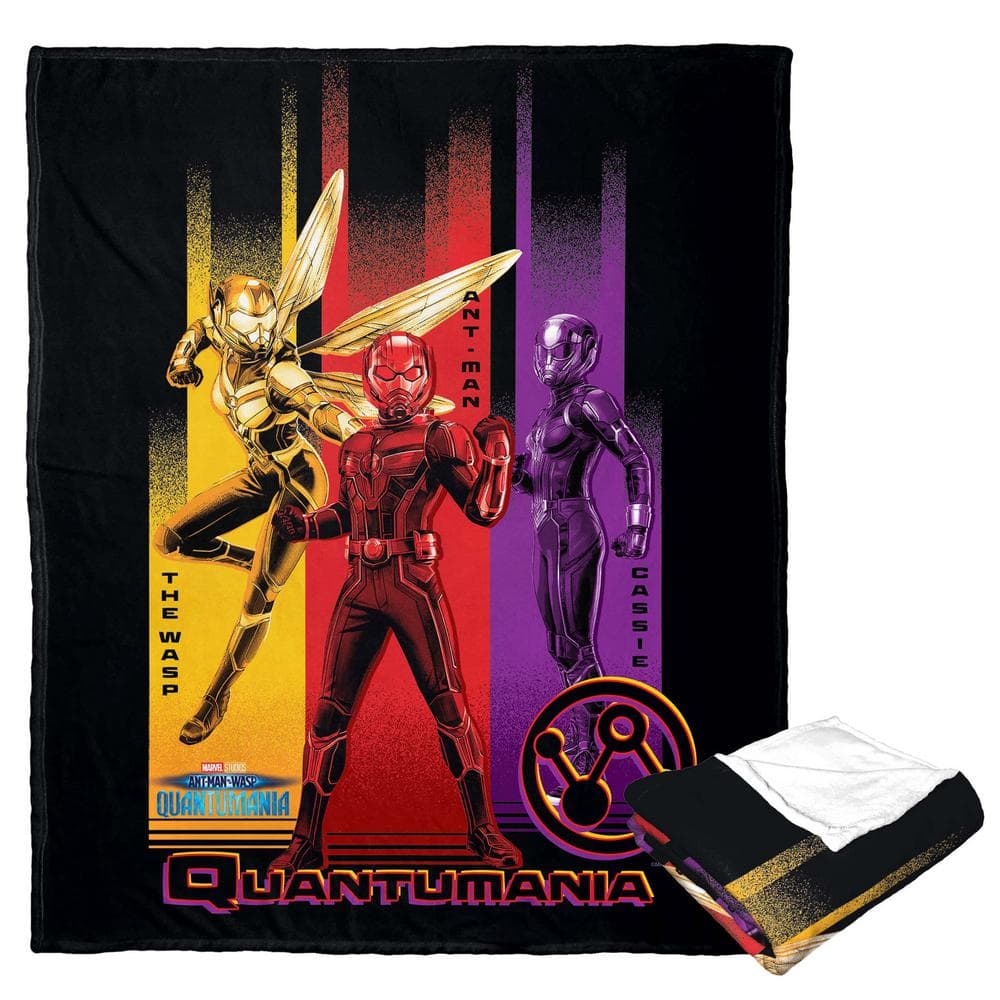 Marvel Ant Man Quantumania Quantum Team Silk Touch Multi-Colored Throw