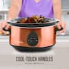 Ovente Slow Cooker Ceramic Crockpot 3.5 L with 3 Heat Cooking Settings  SLO35A