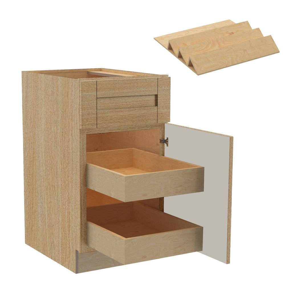 Washington 21 in. W x 24 in. D x 34.5 in. H Assembled Plywood Base Kitchen 