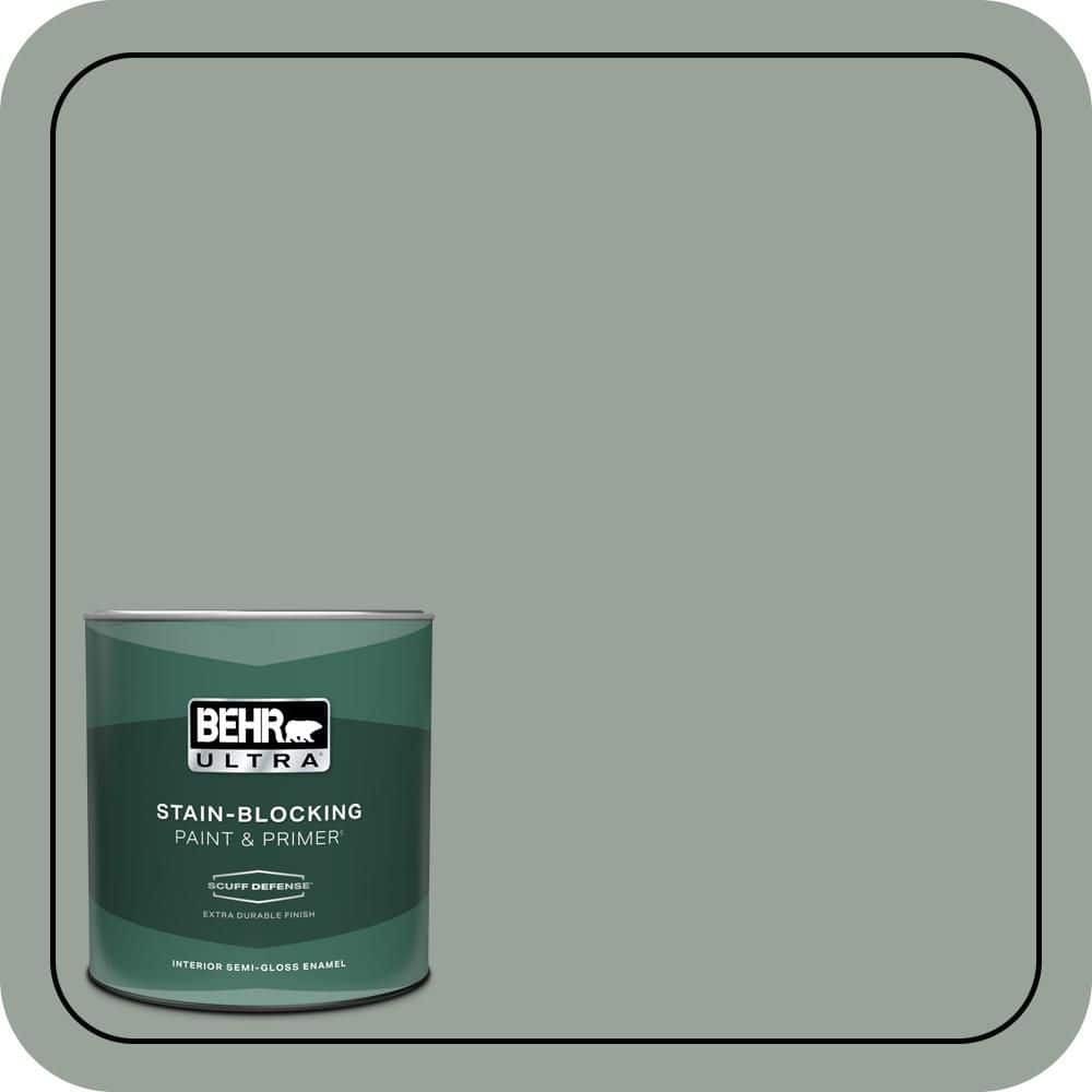 1 qt. #700F-4 Pinedale Shores Extra Durable Semi-Gloss Enamel Interior Paint & Primer price history on PriceWatchPro