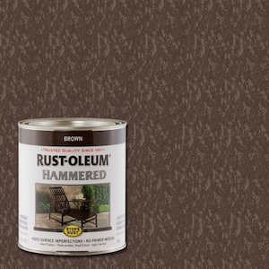 1 qt. Brown Hammered Gloss Rust Preventive Interior/Exterior Paint