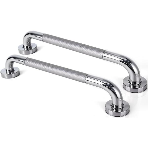 16 Inch Stainless Steel Anti Slip Grab Bars for Bathtubs Showers Safety Rails 2 Pack Handicap Toilet Handle