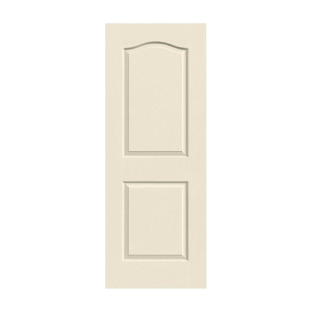 24 in. x 80 in. Camden Primed Textured Solid Core Molded Composite MDF Interior Door Slab -  JELD-WEN, THDJW136800008