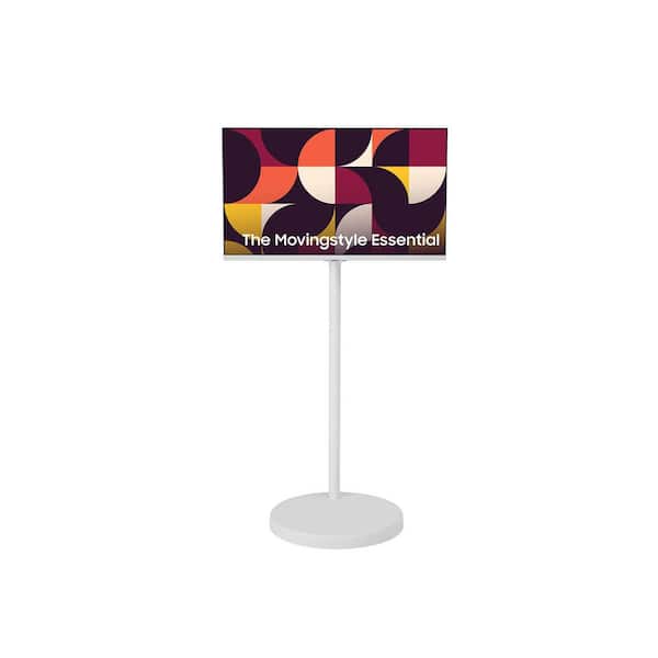 The Movingstyle Essential - 32 in. 4K UHD Smart Monitor with Adjustable Rolling Stand