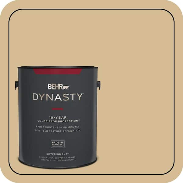 BEHR DYNASTY 1 gal. #330F-4 Pebble Path Flat Exterior Stain-Blocking Paint & Primer