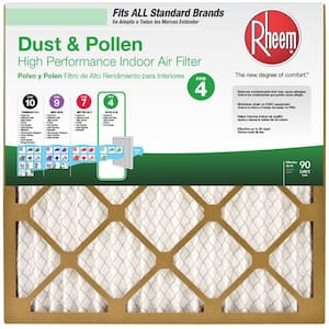 12 x 24 Basic Household Pleated FPR 4 Air Filter