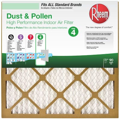 Rheem Air Filters Heating Venting Cooling The Home Depot