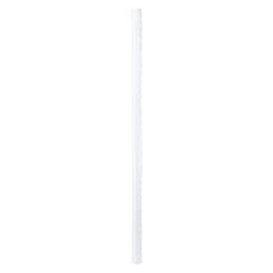 7 ft. Textured White Outdoor Lamp Post