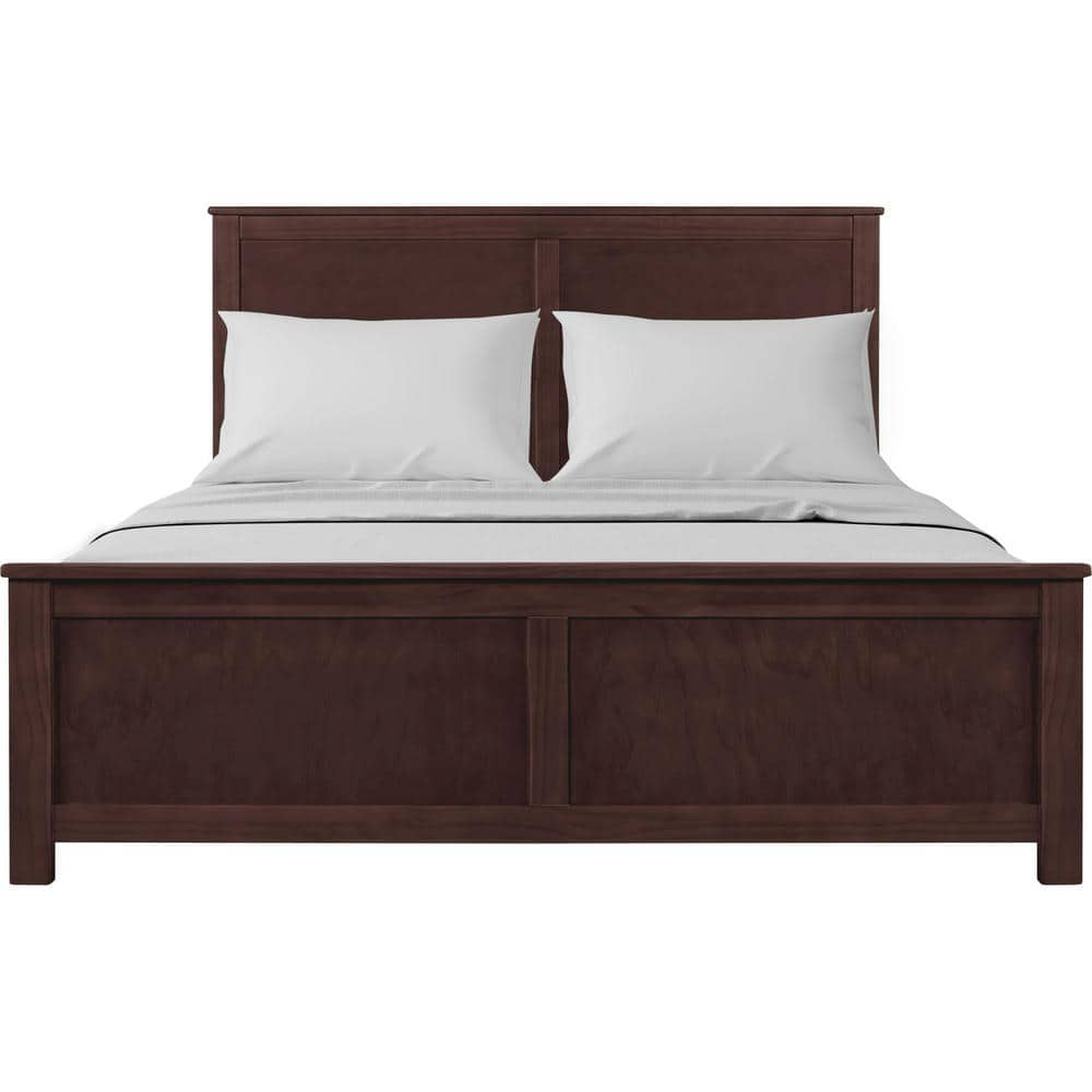 Camden Isle Winston Espresso Brown Wood Frame King Platform Bed 117833 ...