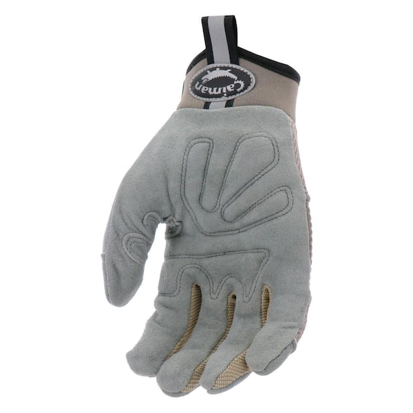 COACH CO104 SIGNATURE JACQUARD & LEATHER TECH GLOVES WOMEN'S