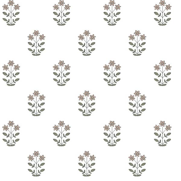 A-Street Prints Kit Petal Floral Wallpaper Sample