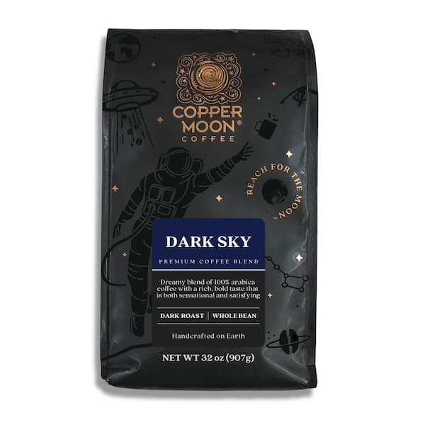 32 oz. Dark Sky Blend, Dark Roast, Coffee Beans.