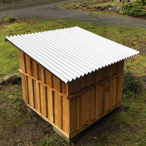 8 Ft Corrugated Galvanized Steel, How To Build Corrugated Metal Roof