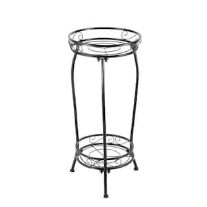 27 in. H Metal Rustproof Stable Plant Stands, Plant Rack Holder Rack Flower Pot Stand Heavy-Duty Plant Shelf