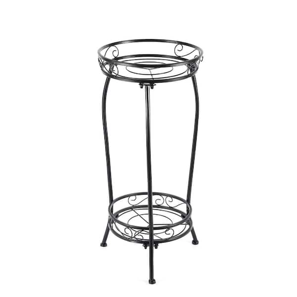 Unbranded 27 in. H Metal Rustproof Stable Plant Stands, Plant Rack Holder Rack Flower Pot Stand Heavy-Duty Plant Shelf