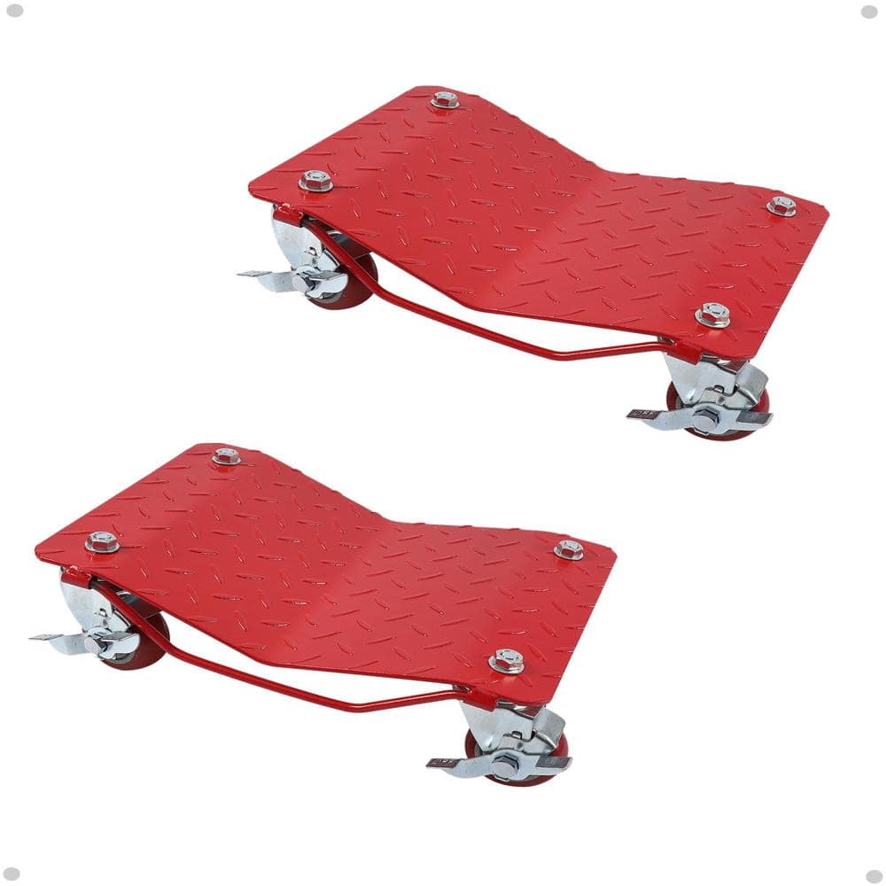 Wheel Dolly Set of 2, 3000LBS Car Moving Dolly, Wheel Dolly Car Tire Stake Set, Heavy-Duty Car Tire Dolly price history on PriceWatchPro