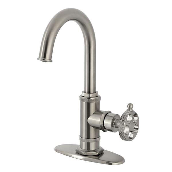 Webb 1-Handle Bar Faucet Deckplate Included in Brushed Nickel