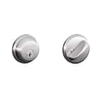 B60 Series Bright Chrome Single Cylinder Deadbolt Certified Highest for Security and Durability