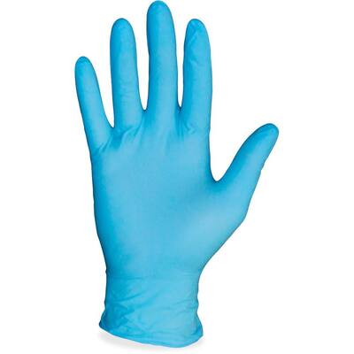 Blue Nitrile General Purpose Gloves, Powder Free (50-Pairs)