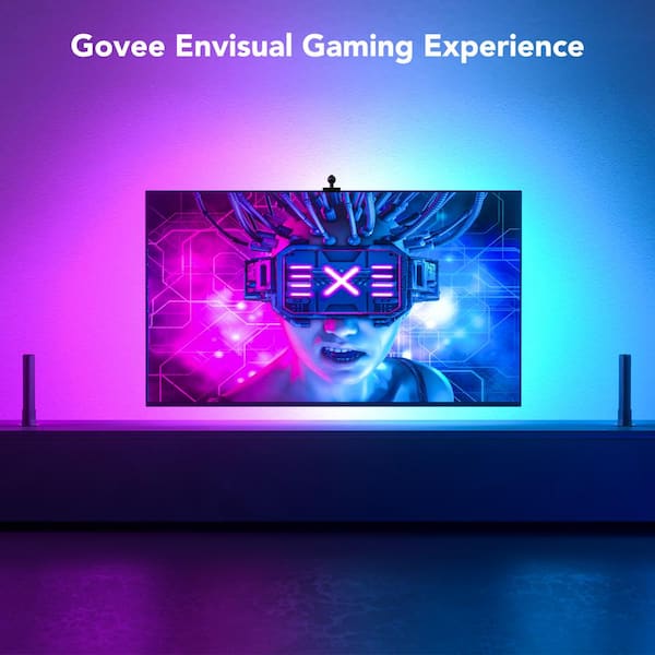 Govee DreamView G1S RGBIC Smart Gaming Kit Integrated LED Strip Light with  Camera H604DA01 - The Home Depot