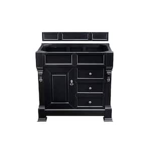Brookfield 36 in. W x 22.8 in.D x 33.5 in. H Bathroom Single Vanity Cabinet Without Top in Antique Black