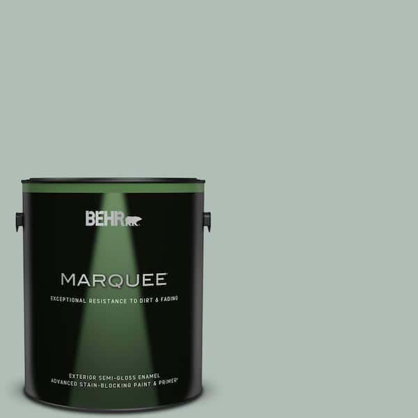 BEHR MARQUEE 1 gal. Home Decorators Collection #HDC-NT-25 Dew Semi-Gloss Enamel Exterior Paint & Primer