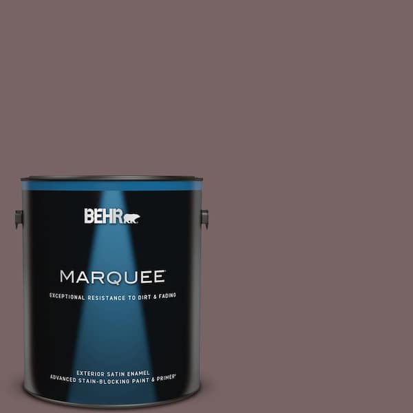 BEHR MARQUEE 1 gal. #PPU1-03 Tibetan Temple Satin Enamel Exterior Paint & Primer