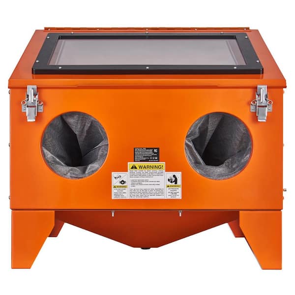 40 Gal. Sandblasting Cabinet, 40-120PSI Portable Benchtop Sand Blasting Cabinet, Heavy Duty Sand Blaster 2025 Update