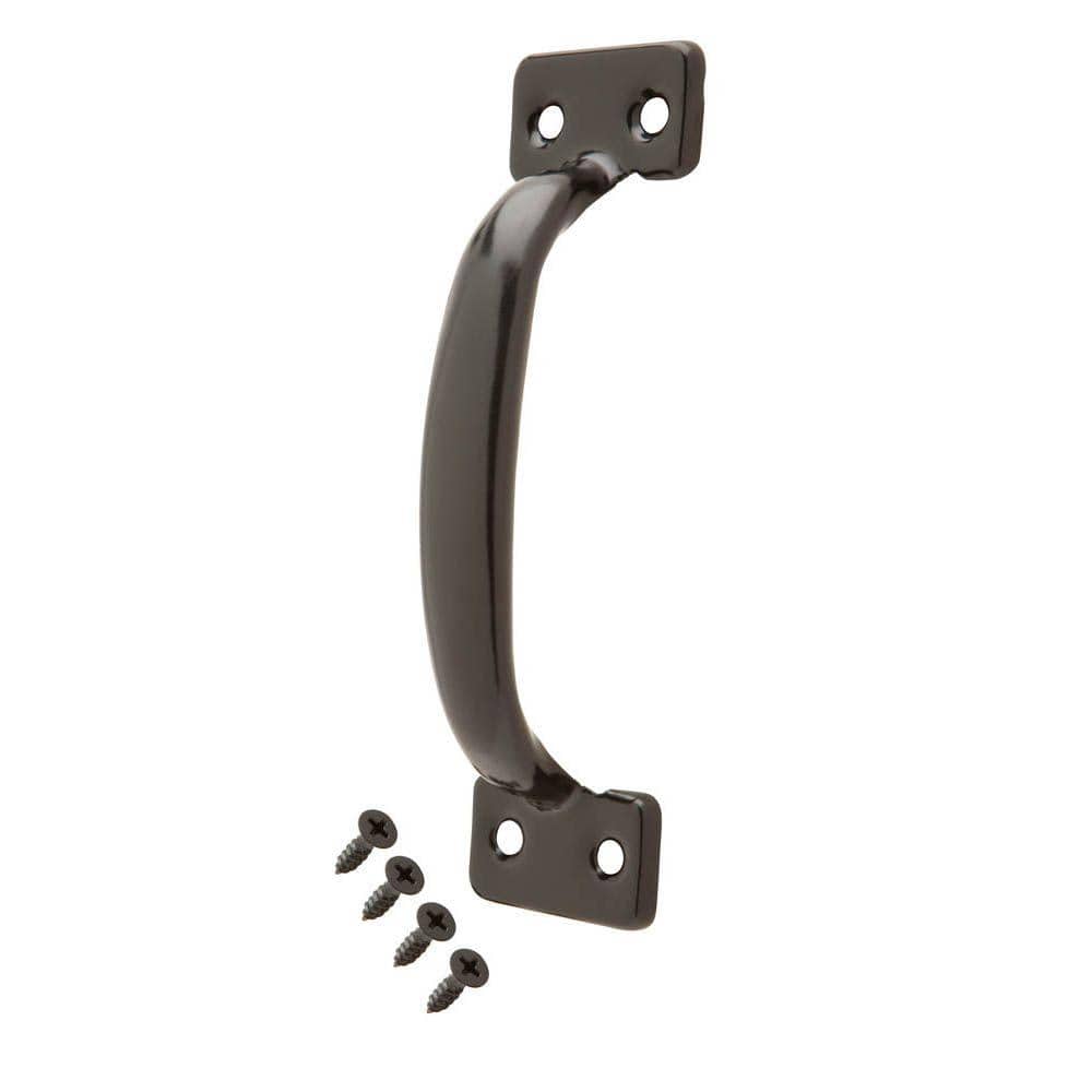 Everbilt 5-3/4 in. Black Door Pull 24396 - The Home Depot, image size:1000x1000
