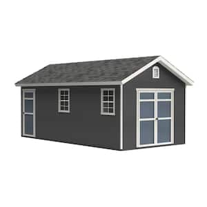 Fairfax Do-It-Yourself 10 ft. x 20 ft. Outdoor Wood Shed with Windows and Side Door (200 sq. ft.)