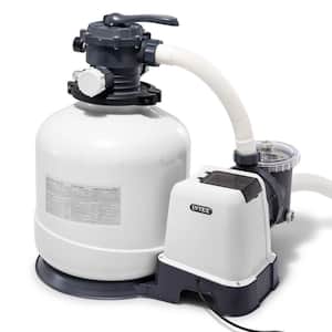 3000 GPH, 3/4 Hp Above Ground Pool Single Speed Sand Filter Pump with Automatic Timer