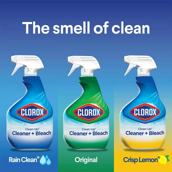 Clorox® Clean-Up Disinfectant Cleaner with Bleach #35417 (32 oz Smart Tube®  Spray Bottles) - Case of 9 —