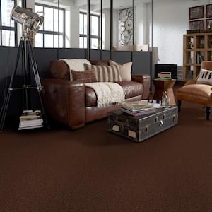 Palmdale II - Tunisia Sand - Orange 31.2 oz. Polyester Texture Installed Carpet
