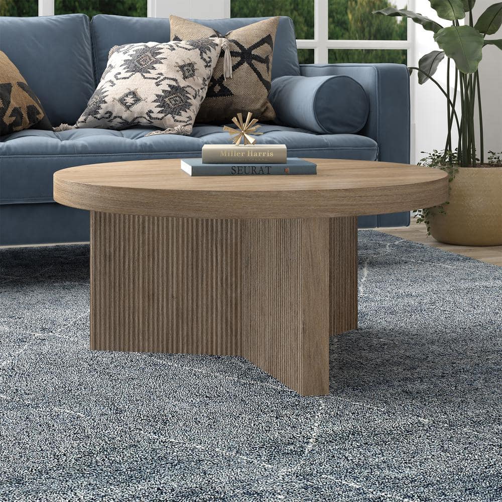 木製センターテーブルローテーブルHOLM COFFEE TABLE 110 antiqued-gray-oak-meyer-cross-