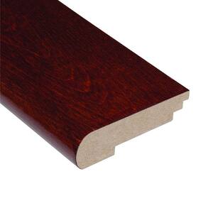 High Gloss Birch Cherry 1/2 in. Thick x 3-1/2 in. Wide x 78 in. Length Stair Nose Molding