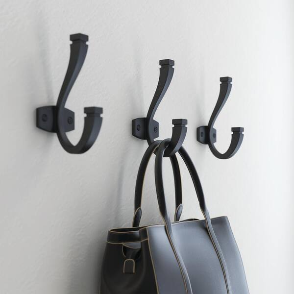 home depot black coat hooks