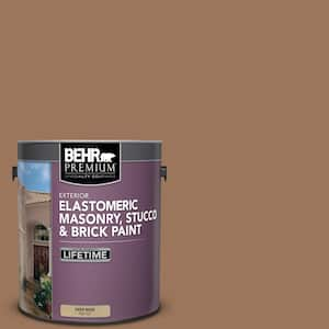 1 gal. #S220-6 Baked Sienna Elastomeric Masonry, Stucco and Brick Exterior Paint