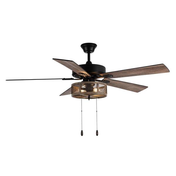 River Of Goods Prairie 52 In Led Oil Rubbed Bronze Caged Ceiling Fan With Light 20074 The Home Depot Led Oil Rubbed Bronze Caged Ceiling Fan, Caged Ceiling Fan Home Depot