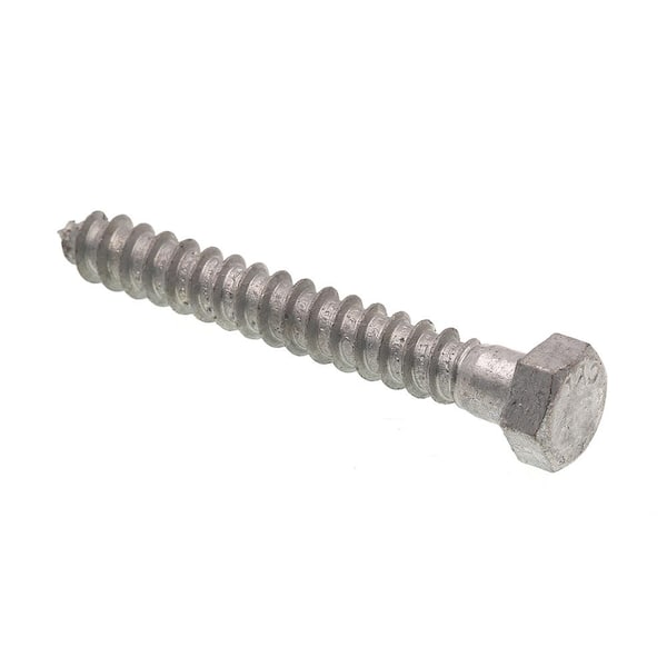 A307 Grade A Hot Dip Galvanized Steel 3/8 in. x 3 in. External Hex Lag Screws (50-Pack)