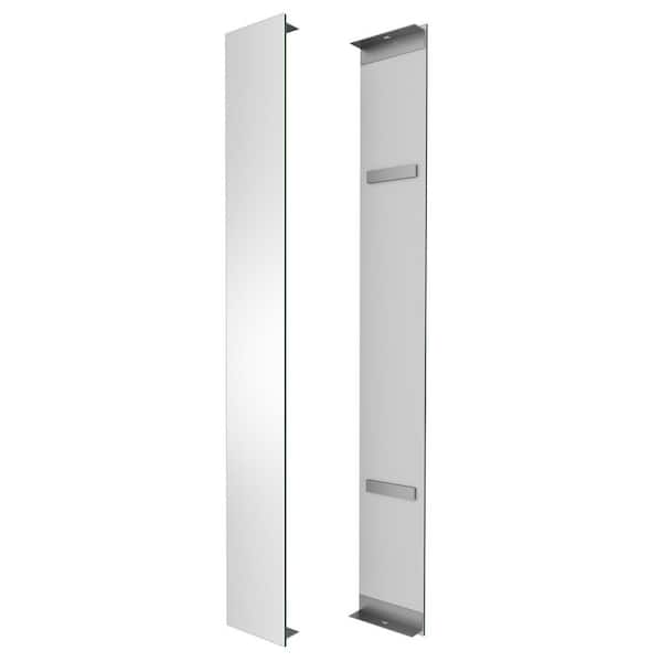 Terri Aluminum 4 in. W x 32 in. H Mirror Side Kits (2-Packs)