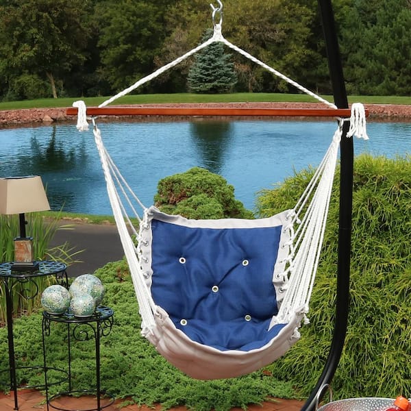 sunnydaze tufted victorian hammock swing