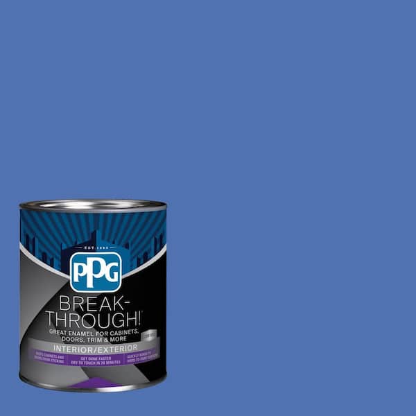 Break-Through! 1 qt. PPG17-02 Cenote Satin Door, Trim & Cabinet Paint
