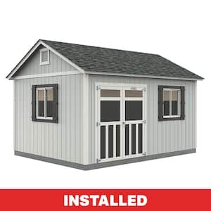 Professionally Installed Sundance Storage Shed with 8 ft. High Sidewall