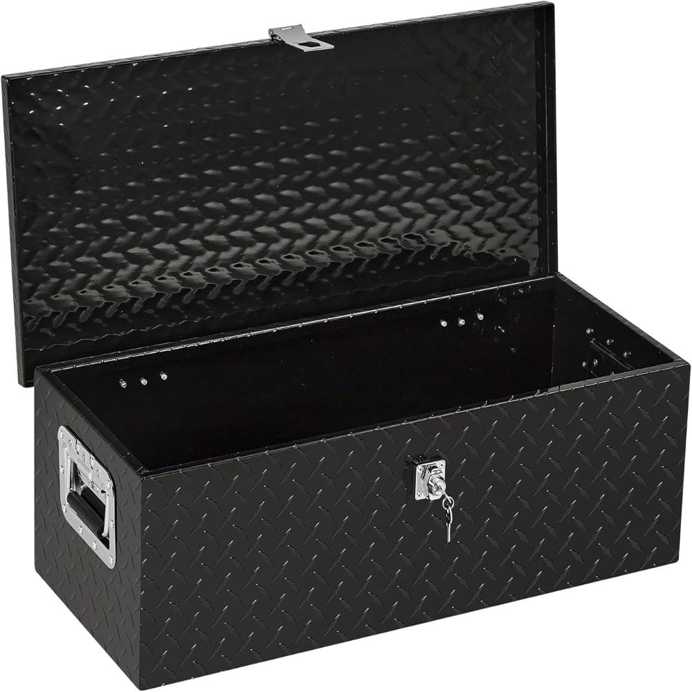"30"" x 13"" x 10"" Heavy Duty Aluminum Diamond Plate Tool Box, Pick Up Truck RV Trailer Toolbox" price history on PriceWatchPro